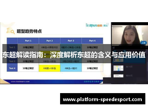 东超解读指南:深度解析东超的含义与应用价值 东超解读指南:深度解析东超的含义与应用价值